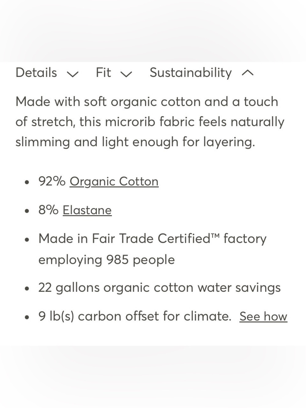 Organic Perfect Rib Tank - Navy - Picture 4 of 6